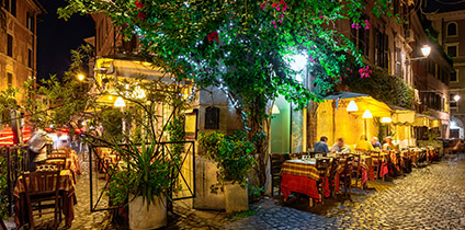 Romantische restaurants Rome