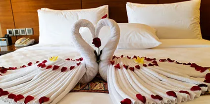 romantische hotelkamer